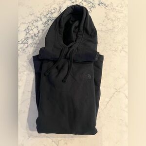 The North Face Black Hoodie Pullover Logo Women’s Medium 
EUC